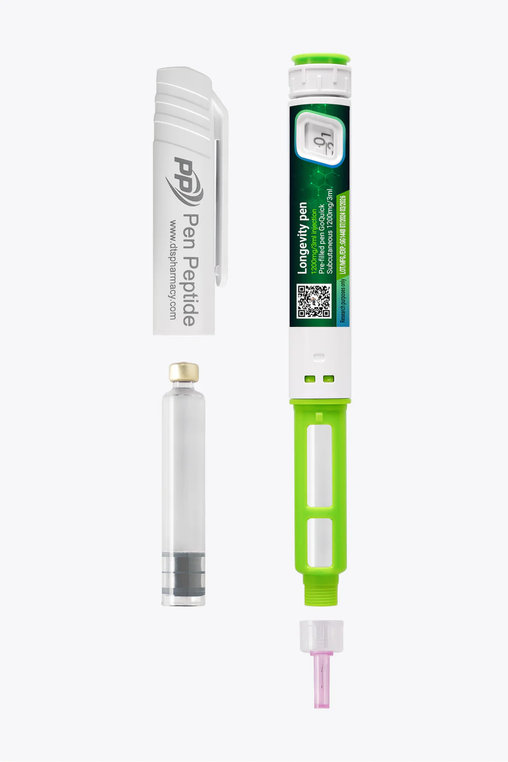 Longevity Pen | Glutathione, NAD+ & Resveratrol 1200 мг/3 мл