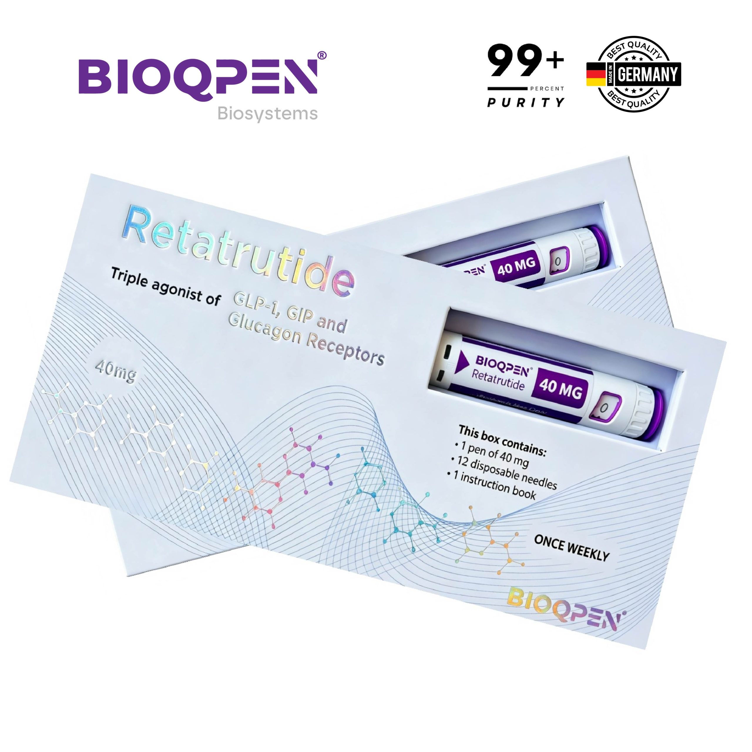 Ретатрутид BioQpen 40 мг — Injection Pen Kit